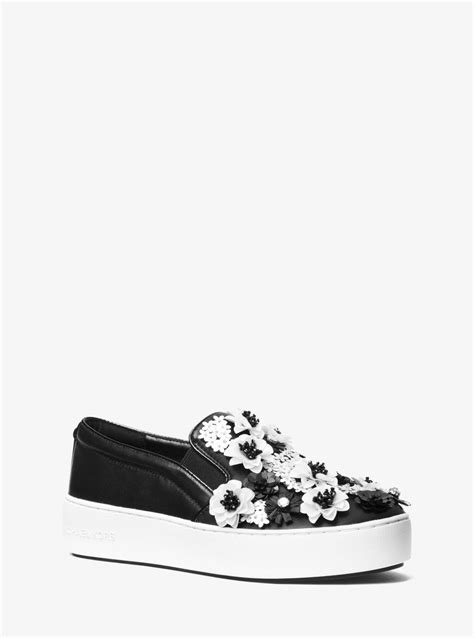 michael kors trent floral sequined slip on sneaker|MICHAEL Michael Kors Trent Slip.